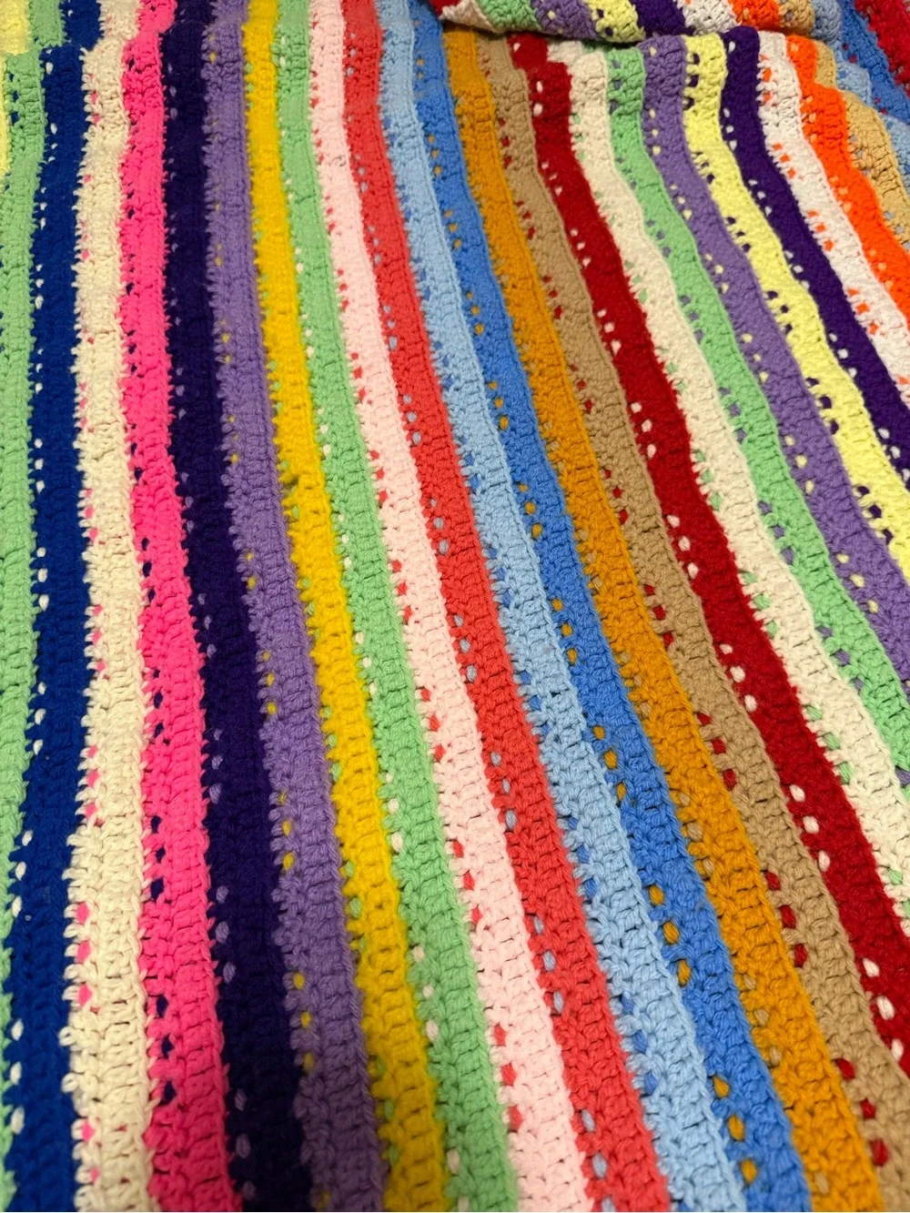 Vintage handmade afghan.
